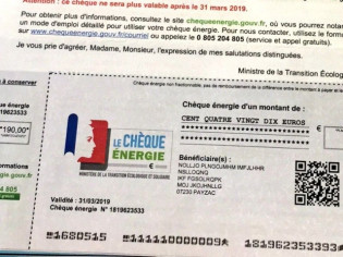 Les premiers "chèques énergie" ont été envoyés