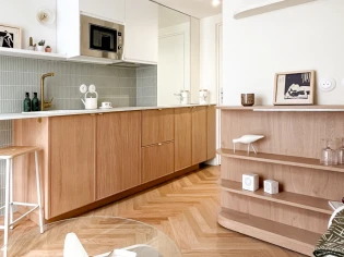 Avant/Après : Dans le Marais, un très vétuste deux-pièces de 25 m² réinventé