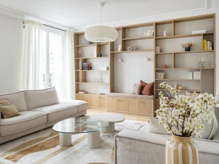 Avant/Apr&egrave;s : A Paris 15e, un duplex familial de 170 m&sup2; avec deux cuisines