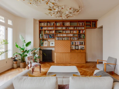 Meubles sur mesure et optimisation de l'espace pour cet appartement parisien