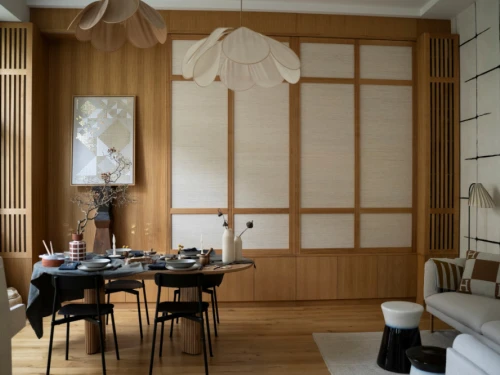 Quand une bibliothèque de style Japandi transforme un salon sombre