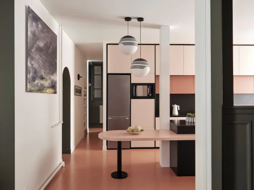 Avant/Après : Décor Memphis avant-gardiste dans un 130 m²