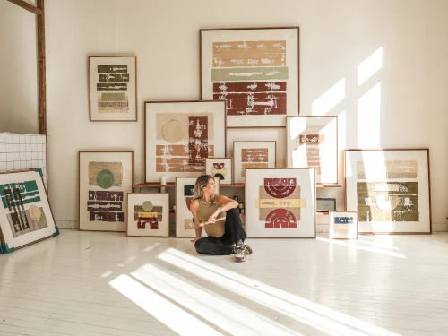 L'artiste Johanna Gaudeau chez Caravane 