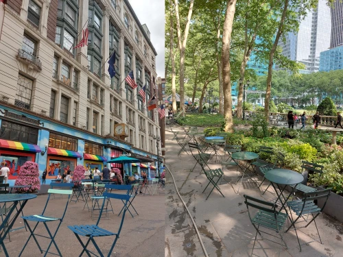 Fermob continue d'investir les rues de New York 