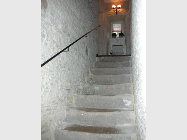 Escalier de pierre