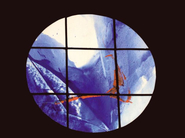 Tonalité bleue - Vitraux contemporains - Brioude