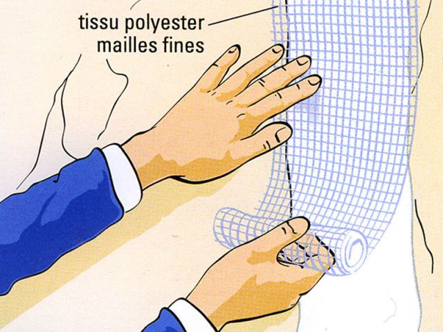 fiche pratique larousse crépi poser un calicot