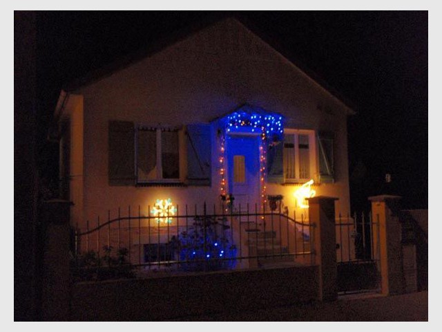 Nanteuil-les-Meaux - Maison illuminée noël