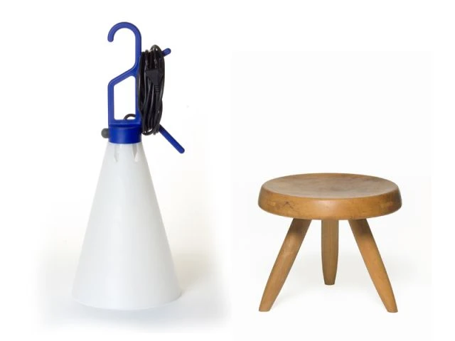 Une lampe et un tabouret - Konstantin Grcic - Arts Déco