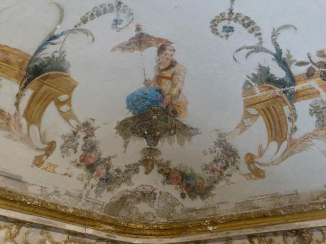 Plafond Grande Singerie Chantilly