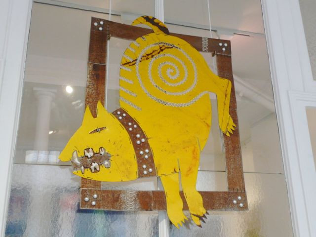 Le chien jaune - Catherine Ursin - artiste