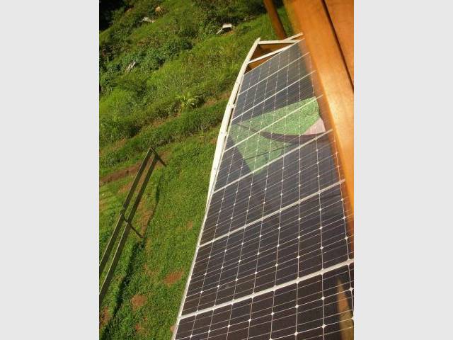 Panneaux photovoltaïques - Maison bois Guadeloupe - Laurent Darviot