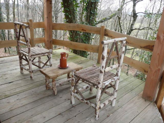 Terrasse avec vue - Cabane du trappeur - Lucien Cassat