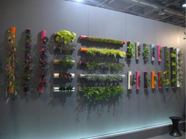Présentation au Salon Maison & Objets - Flowerbox décoration plante mur