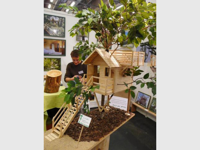 cabanes en bois - Franck Coursier - salon écobat 2008