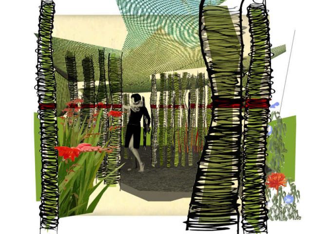 Image conceptuelle de l'ambiance du jardin - Jardin Agence Atelier Altern - Festival international de jardins de Ponte de Lima - Portugal