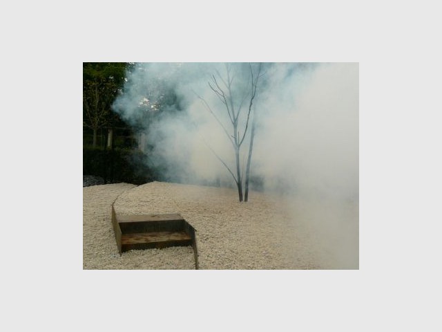 Jeux de fumée - Jardin Agence Atelier Altern - Festival international de jardins de Ponte de Lima - Portugal