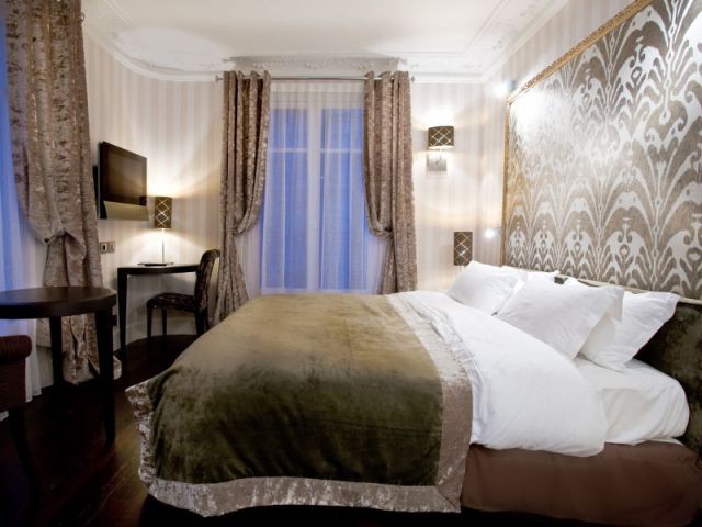Chambre beige - Hôtel Arès - Paris