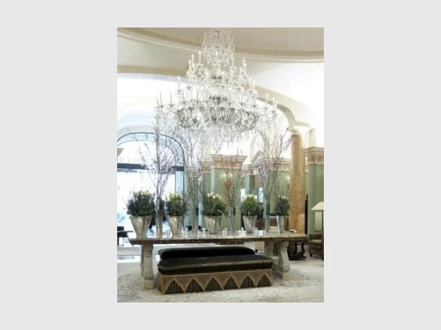 Hall d'entrée du Royal Monceau