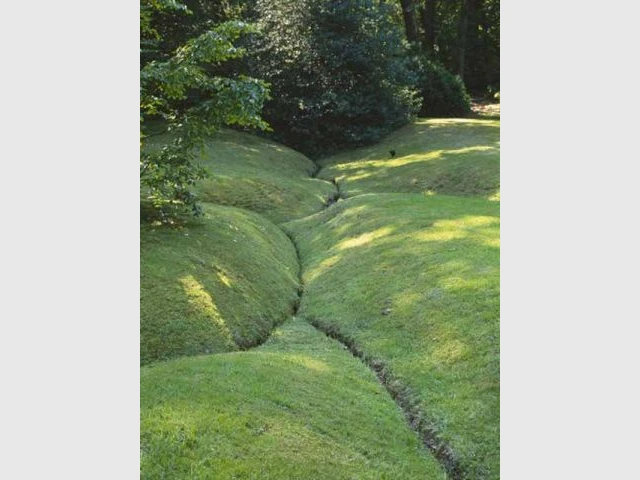 Jardin particulier sur la côte normande