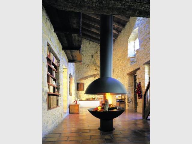 La cheminée : une sculpture vivante