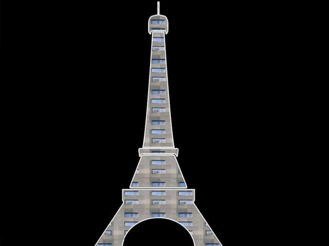 Tour-Eiffel habitée