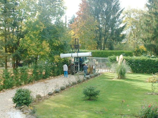 une éolienne dans son jardin