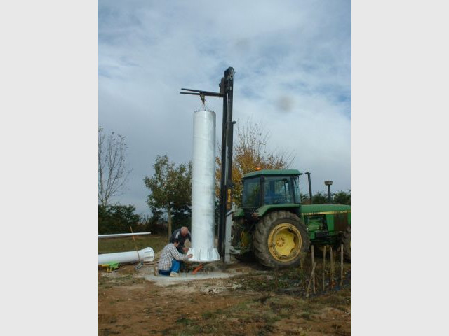 Mise en place - Une éolienne dans mon jardin