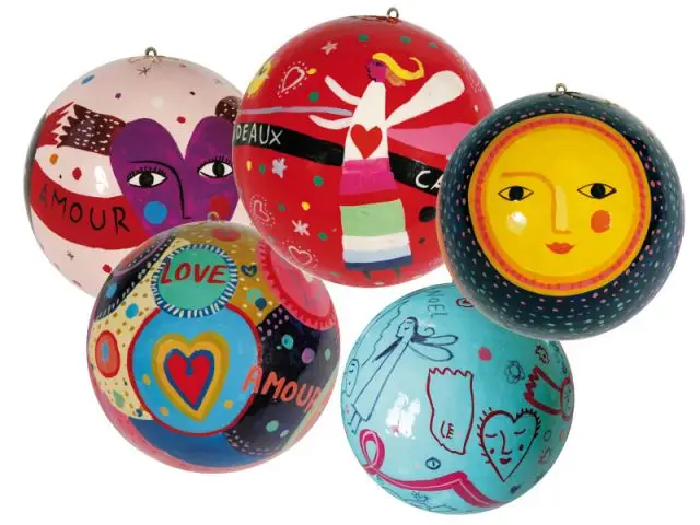 Peintes - Boules de Noel