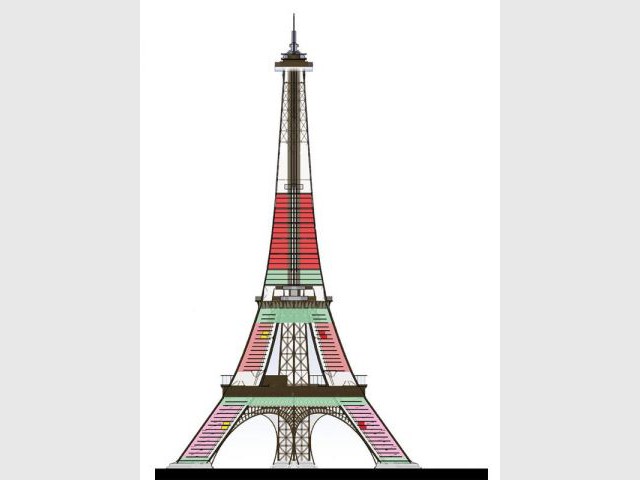 2ème prix : Projet Hôtel de la Tour Eiffel. Jean M