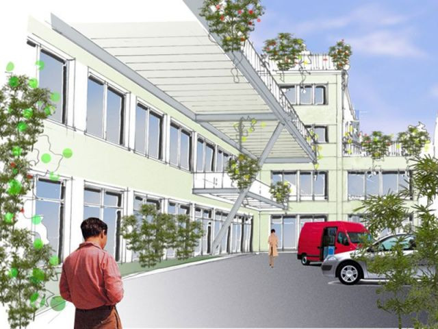 croquis immeuble logements