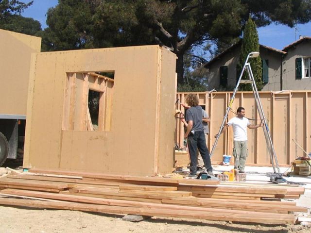 Chantier - Construction maison bois