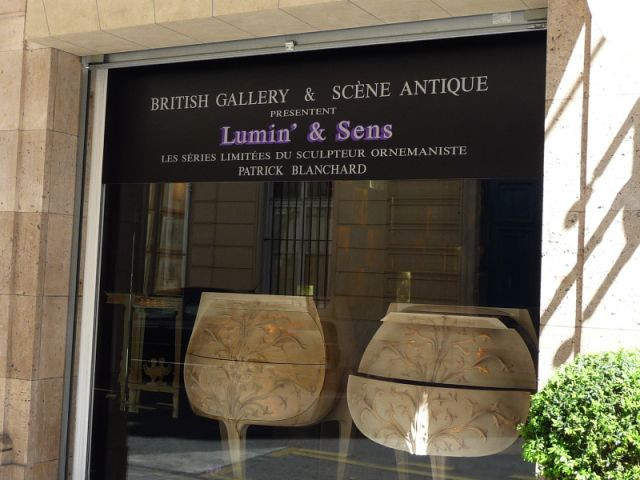 devanture de la galerie British gallery