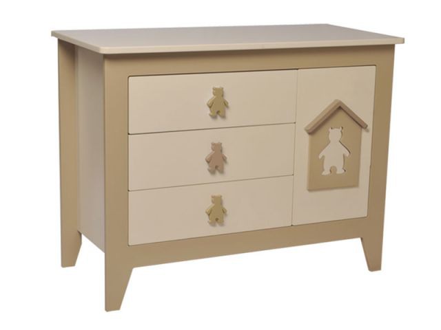 commode nouky beige
