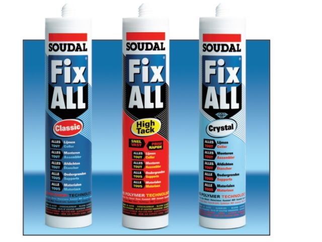 Soudal produits pour fixer