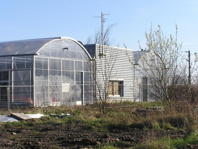 maison conteneurs serres toit fermé