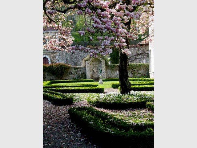 Jardins du château du Touvet, Rhône-Alpes,