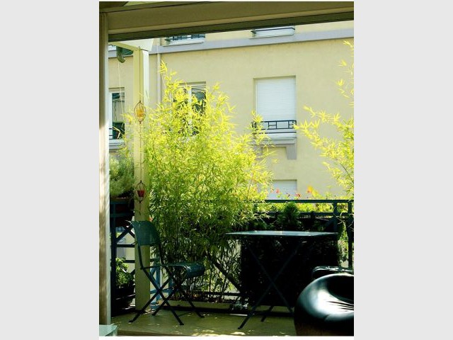 La terrasse aménagée - jardin suspendu Lyon