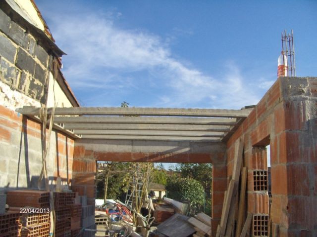 Construction du plafond - autoconstruction maison bordeaux