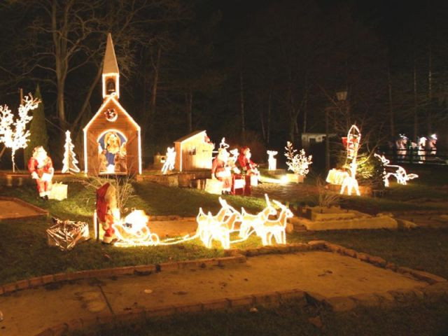 Village illuminé noel eure Clearance