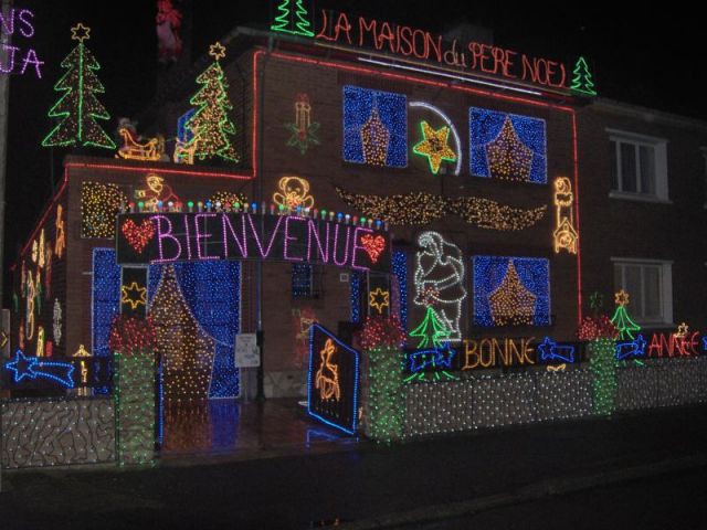 Maison illuminée - Illuminations Noël