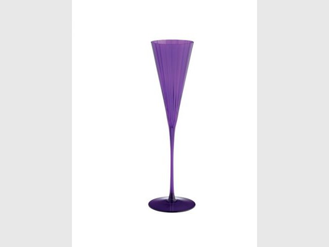 Flûte violette - Flûte champagne