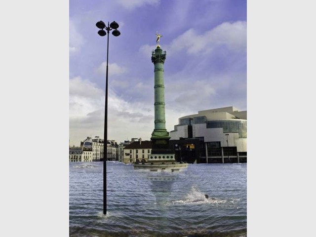 Bastille - Paris inondé