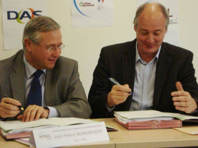 signature de la convention DAS/ APAGL