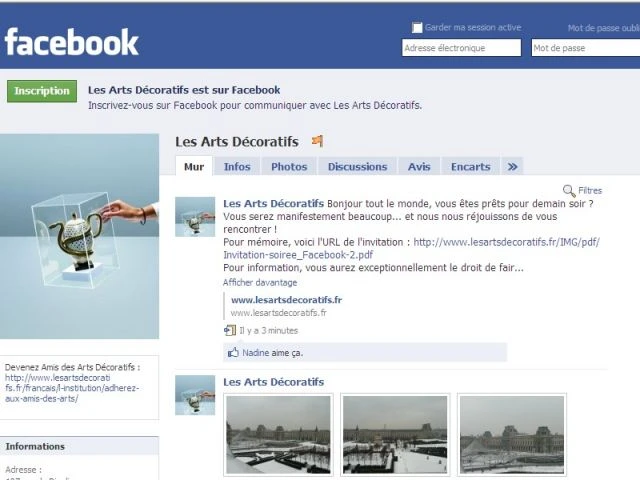 Facebook - Arts Déco