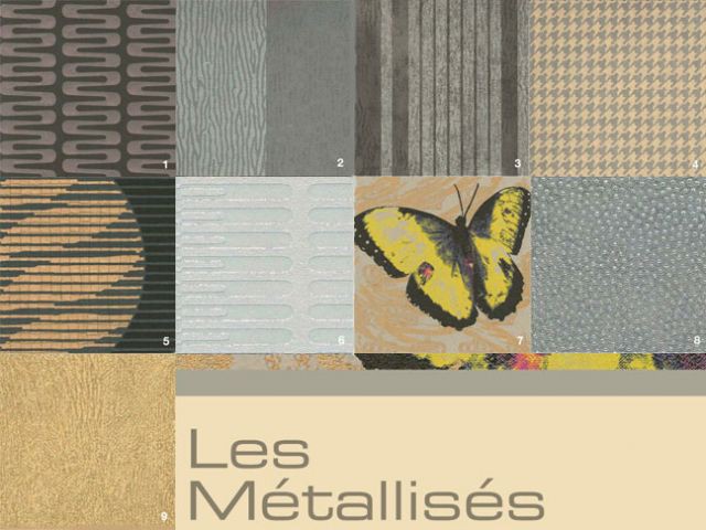Les métallisés - Les Papiers Peints vus par Philippe Model
