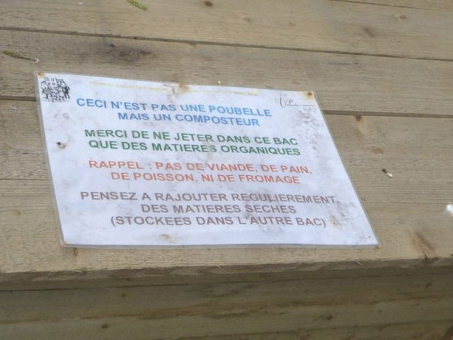 Déchets non compostables - compost