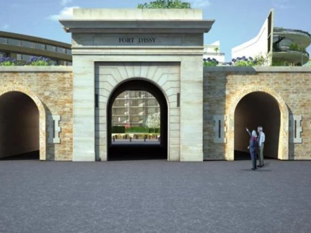 Porte de l'enceinte - issy