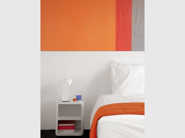 Chambre orange - Hôtel Pantone