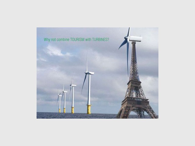 Le tourisme et l'éolien - turbine city